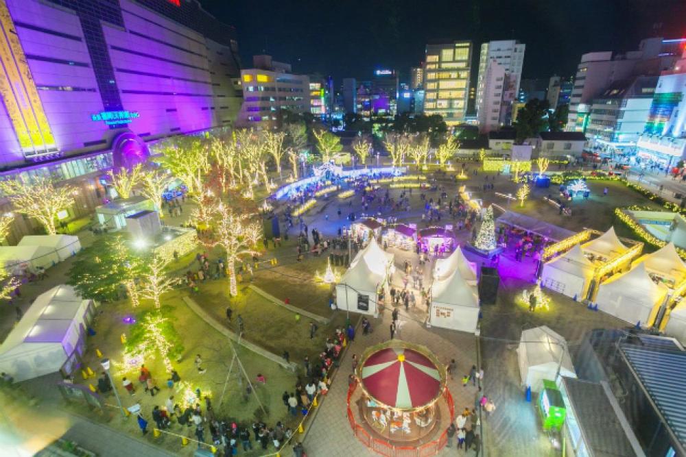 天神地区で「天神のクリスマスへ行こう2015」開催