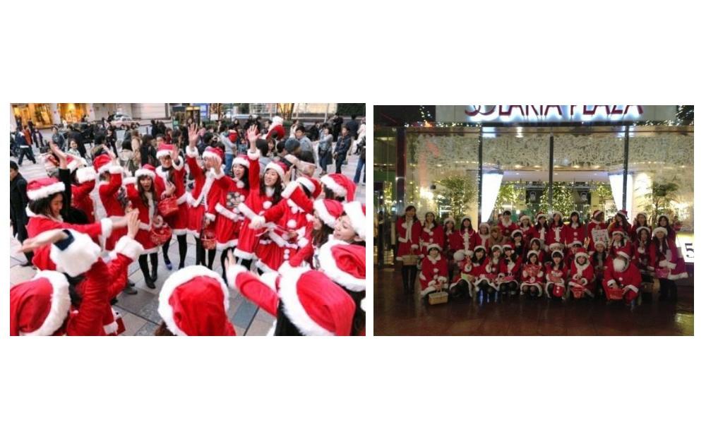 天神のクリスマスを盛り上げる「天神サンタ大作戦2015」開催